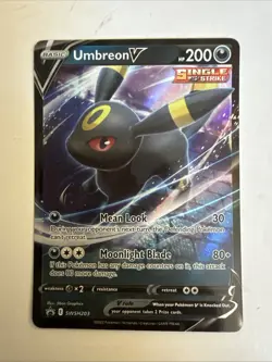 Umbreon V 094/203 Evolving Skies Full Art Ultra Rare Pokemon Card TCG NM - Image 1