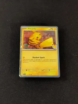 Pikachu - (Cosmo Holo) Promo 051/162 Pokemon Day 2026 30th Anniversary - Image 1