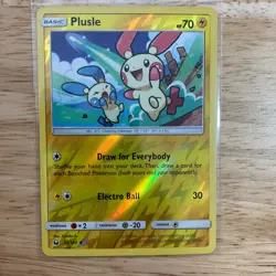 Plusle 53/168 SM - Celestial Storm Reverse Holo - VLP/NM - Pokemon TCG 2018 - Image 1