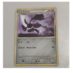 Pokemon Scizor Stage 1 7/90 Undaunted Holo Rare Card HP 90 Cut Metal Claw - Image 1