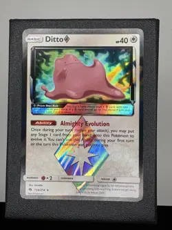 Ditto 154/214 Lost Thunder Prism Star Prism Rare Holo Card Pokemon TCG NM - Image 1