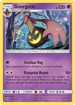 Gourgeist Reverse Holo - Crimson Invasion Near Mint Pokemon TCG - Image 1