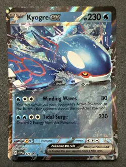 Kyogre ex SVP 178 Pokemon Scarlet & Violet Azure Legends Black Star Promo NM - Image 1