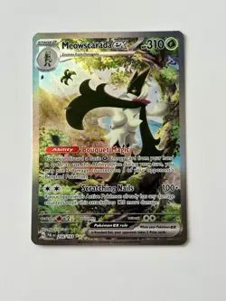 Pokemon Meowscarada ex 256/193 Paldea Evolved SIR Holo EN Stage 2 - Image 1