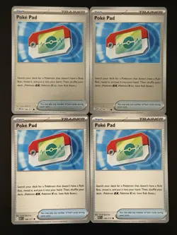 Pokemon TCG Poke Pad Ascended Heroes 198/217 Lot of 4 (2 Reverse Holo) - Image 1