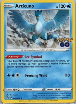 Pokemon GO #024/078 Articuno Holo - Image 1