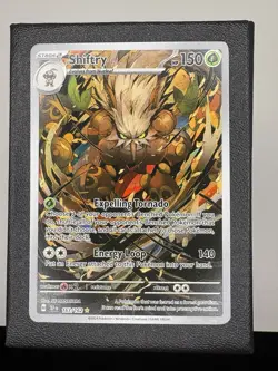 Shiftry TEF 163/162 IR Temporal Forces Illustration Rare Card Pokemon TCG NM - Image 1