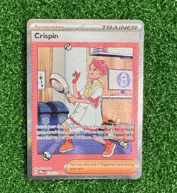 Crispin Pokemon Trainer Prismatic Evolutions SIR 171/131 NM - Image 1
