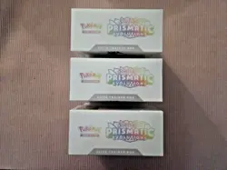 Prismatic ETB Elite Trainer Box Pokemon TCG Sealed - LOT OF 3 (SHIPS ASAP) - Image 2