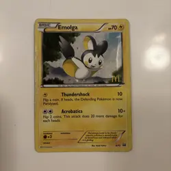 2012 Pokemon McDonalds Basic Emolga Holo Promo 6/12 - DMG - Image 1