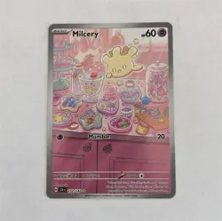 Pokemon Milcery 152/142 Illustration Rare Holo Sv07: Stellar Crown - Image 1