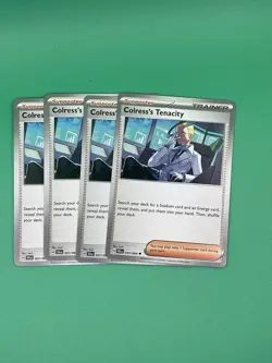 4x Colress's Tenacity 057/064 - Shrouded Fable - Pokemon TCG - Playset x4 - Image 1
