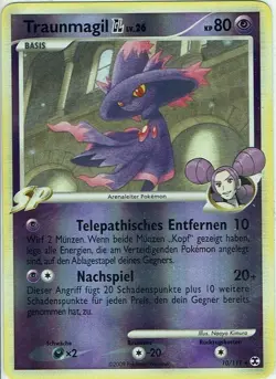 Pokemon Card Rise Of The Rivals No. 10/111 Traunmagil GL Reverse Holo German - Image 1