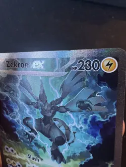 Pokemon TCG SV Black Bolt Zekrom ex #166/086 Side Damage - Image 3