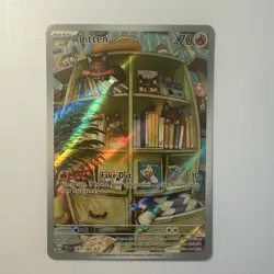 Pokemon TCG Litten Illustration Rare Holo 167/162 SV05 Basic 70 HP Makura Tami - Image 1