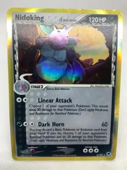 Pokemon TCG Nidoking Delta Species 6/101 Holo Rare Ex Dragon Frontiers 2006 - Image 2