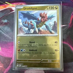 Druddigon (Master Ball Pattern) Holofoil Uncommon SV: White Flare 071/086 NM ... - Image 1