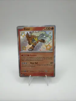Pokemon Paldean Fates Entei Shiny Rare - Image 1