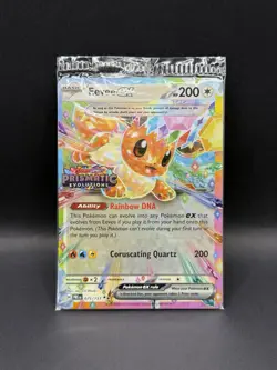Eevee ex 075/131 STAMPED SEALED PRISMATIC EVOLUTIONS STAMP PROMO Pokemon English - Image 1