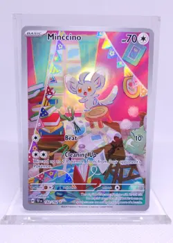 Pokemon Minccino 182/162 IR Illustration Rare Temporal Forces - Image 1