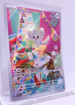 Pokemon Minccino 182/162 IR Illustration Rare Temporal Forces - Image 2