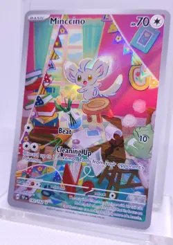 Pokemon Minccino 182/162 IR Illustration Rare Temporal Forces - Image 3
