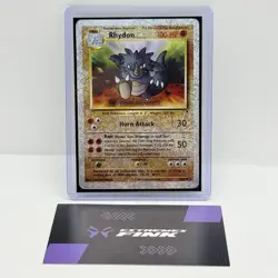 CARTA POKEMON RHYDON REVERSE FOIL 48/110 LEGENDARY COLLECTION ENG - POOR PLAYED - Image 1