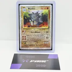 CARTA POKEMON RHYDON REVERSE FOIL 48/110 LEGENDARY COLLECTION ENG - POOR PLAYED - Image 2