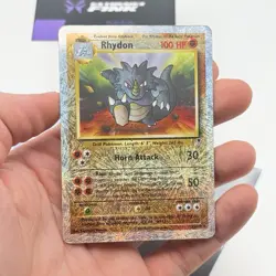 CARTA POKEMON RHYDON REVERSE FOIL 48/110 LEGENDARY COLLECTION ENG - POOR PLAYED - Image 3