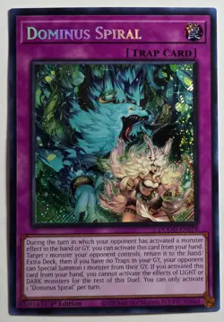 Yugioh Dominus Spiral DOOD-EN079 Sret Rare 1st Edition - Image 1