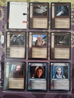 LORD OF THE RINGS LOTR ccg Realms of the Elf-Lords full set 122 cards Mint 2002 - Image 1