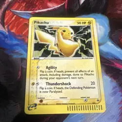 Pikachu #012 Black Star Promo Holo Card 2003 Pokemon TCG - Invisible Crease DMG - Image 1