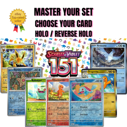 Pokemon Scarlet & Violet-151 Choose Your Card! HOLOFOILS AND REVERSE HOLOS NM - Image 1