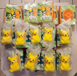 9x Paldea Adventure Chest Pikachu Plush Plus Card Binder Full & Deck Box Lot - Image 1