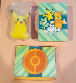 9x Paldea Adventure Chest Pikachu Plush Plus Card Binder Full & Deck Box Lot - Image 2
