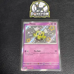 Flittle - 164/091 - Pokemon Paldean Fates Shiny Rare Card NM - Image 1