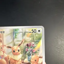 Pokemon Eevee 188/167 Illustration Rare Holo Sv06: Twilight Masquerade Card - Image 3