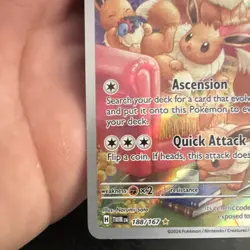 Pokemon Eevee 188/167 Illustration Rare Holo Sv06: Twilight Masquerade Card - Image 5