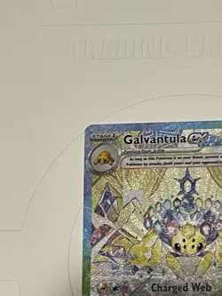 Pokemon Galvantula EX TCG Card Stellar Crown Holo 168/142 Sv07 NM Ungraded - Image 2
