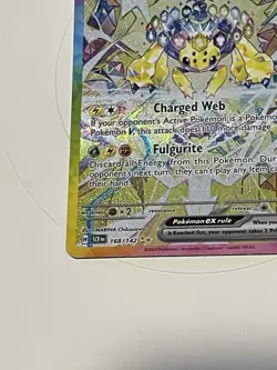 Pokemon Galvantula EX TCG Card Stellar Crown Holo 168/142 Sv07 NM Ungraded - Image 5