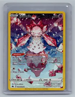 Diancie GG13/GG70 Crown Zenith: Galarian Gallery - Pokemon Card - NM - Image 1