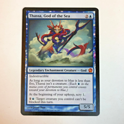 Magic the Gathering MTG Theros: THASSA, GOD OF THE SEA Card NM - Image 1