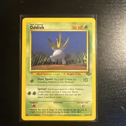 Pokemon TCG Card - Oddish 58/64 Jungle Set 1999 Common - Image 1