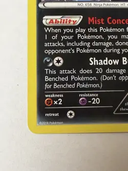 Pokemon Greninja XY24 XY Holo Promo Card English 2014 - Image 5