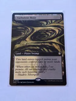 Commander: Secrets of Strixhaven #104 Turbulent Moor (Extended Art) - Image 1