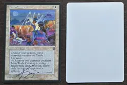 SIGNED MtG Magic Kaja Foglio Artist Proof _ Homelands _ Trade Caravan A+B_ 1/50! - Image 2
