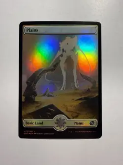 Plains (278) - Full Art 278 MTG The Brothers' War Foil - Image 1