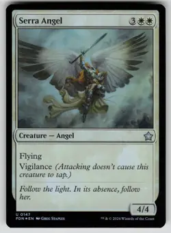 Serra Angel Foil U Foundations 147 NM - Image 1