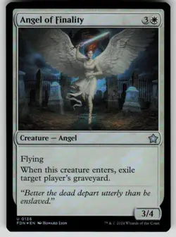 Angel of Finality Foil U Foundations 136 NM - Image 1