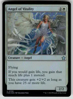 Angel of Vitality Foil U Foundations 706 NM - Image 1